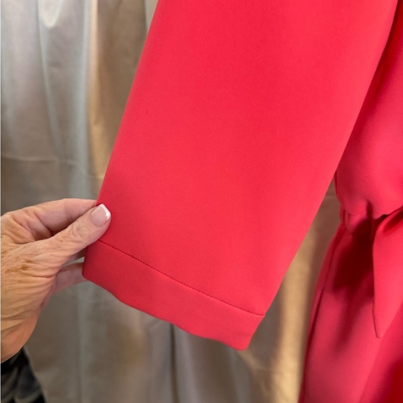 Bateau Neckline Knee-Length Emporio Armani Red Dress SZ 8 Italian 40 NWT - Picture 12 of 15